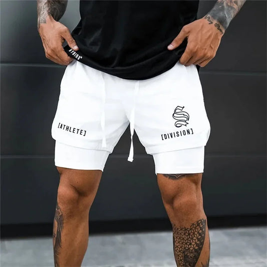 Short Deportivo 2 en 1 parap Hombre | Secado Rápido, Transpirable, Ideal para Running y Gym